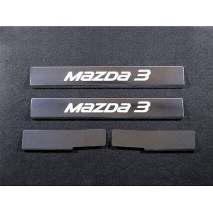 Лист зеркальный надпись Mazda 3) Mazda 3 (седан/хетчбэк) 2013-