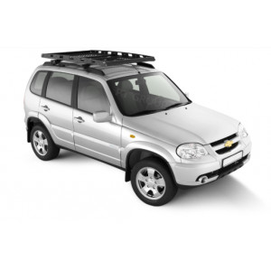 Багажник-корзина двухсекционная универсальная с основанием-решетка (ППК) 1630х1110мм под попереч на крышу автомобиля