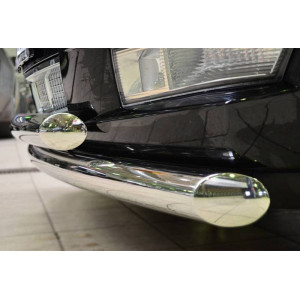 Cadillac Escalade 2007-2015 Защита переднего бампера d76 (дуга) d76 (дуга)
