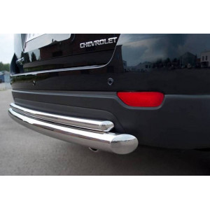 Chevrolet Captiva 2011-2013 Защита заднего бампера d76_42 (дуга)