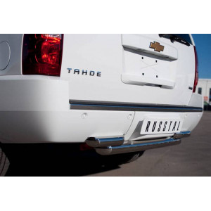 Chevrolet Tahoe 2012-2014 Защита заднего бампера d76/63