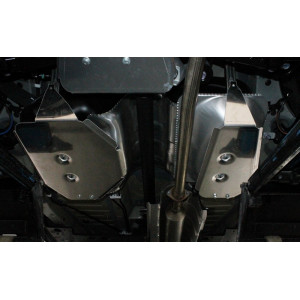 Защита бака (алюминий) 4 мм (комплект 2 шт) Toyota RAV4 2019-