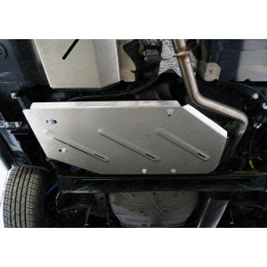 Защиты комплект (алюминий) 4мм (картер, кпп, топливные магистрали, бак) Renault Arkana 2019-