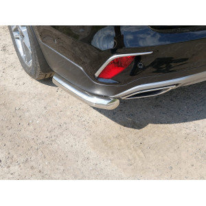 Защита задняя (уголки) 60,3 мм Hyundai Santa Fe Grand 2016-