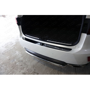 Накладка на задний бампер (лист зеркальный)  Lexus RX200t/RX300/RX350/RX450h (AL20) 2015- (кроме F-Sport)