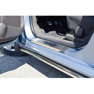  Защита порогов ?38 мм (НПС) Chevrolet COBALT с 2019-