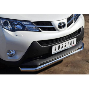 Toyota RAV 4 2013-2015 Защита переднего бампера d63 (секции)