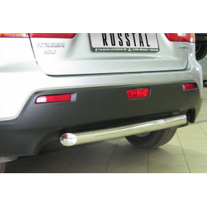 Mitsubishi ASX 2010-2011 защита заднего бампера d63