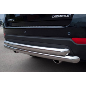 Chevrolet Captiva 2011-2013 Защита заднего бампера d63/63 (дуга)