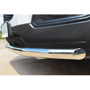 Chevrolet Captiva 2013- Защита переднего бампера d63 (секции)