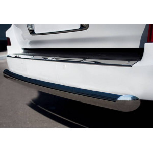 Lexus LX570 2012-2015 Защита заднего бампера d76 (дуга)