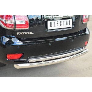Nissan Patrol 2014- Защита заднего бампера d76 (дуга) d42 (дуга)