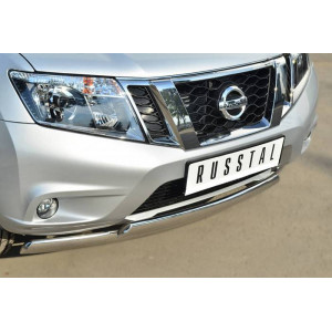 Nissan Terrano 2014- Защита переднего бампера d75х42 (дуга) d75х42 (дуга)