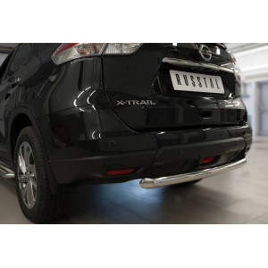 Nissan X-Trail 2015 Защита заднего бампера d63 (дуга,средняя часть)
