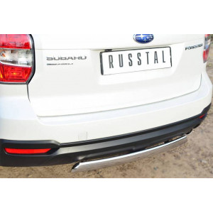 Subaru Forester 2013 Защита заднего бампера 75х42 (дуга)