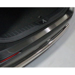 Накладка на задний бампер (лист шлифованный) Toyota RAV4 2019-
