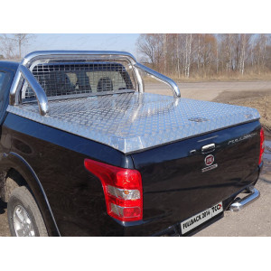 Защита кузова и заднего стекла 76,1 мм (для крышки) Fiat Fullback 2016-