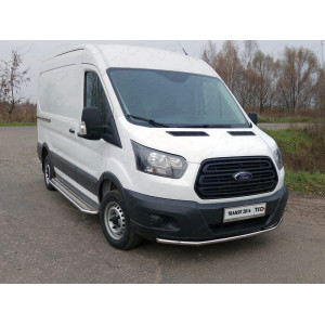 Защита передняя нижняя 42,4 мм Ford Transit    2016-