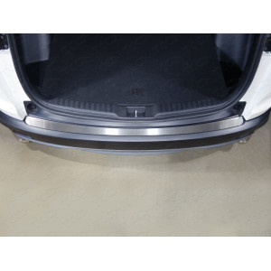 Накладка на задний бампер (лист шлифованный) Honda CR-V 2017-