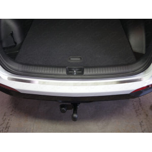 Накладка на задний бампер (лист шлифованный) Hyundai Creta 2016-