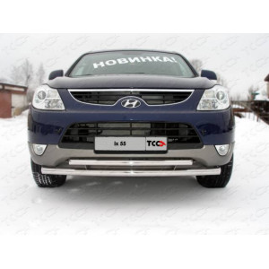 Защита передняя нижняя 60,3/42,4мм Hyundai ix55 2009-2013