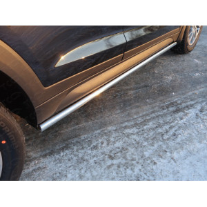 Пороги труба 42,4 мм Hyundai Tucson 2015-2018