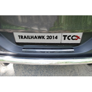 Накладка на задний бампер (зеркало) Jeep Cherokee (Trailhawk) 2014-